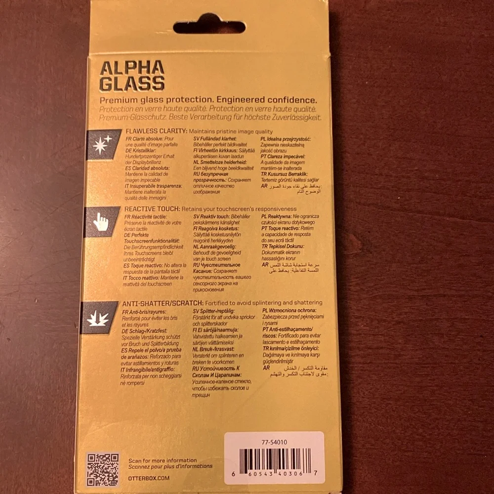 OtterBox Alpha Glass Screen Protector iPhone 8/7/6s/6